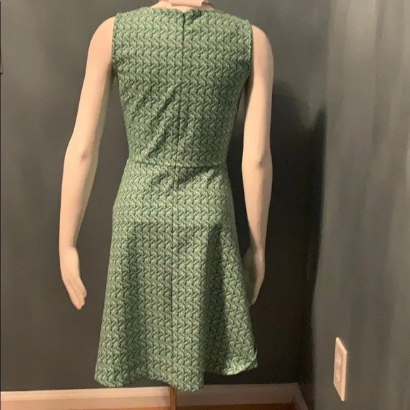 Talbots Green & White Sunglasses Print Dress Small - Picture 7 of 7